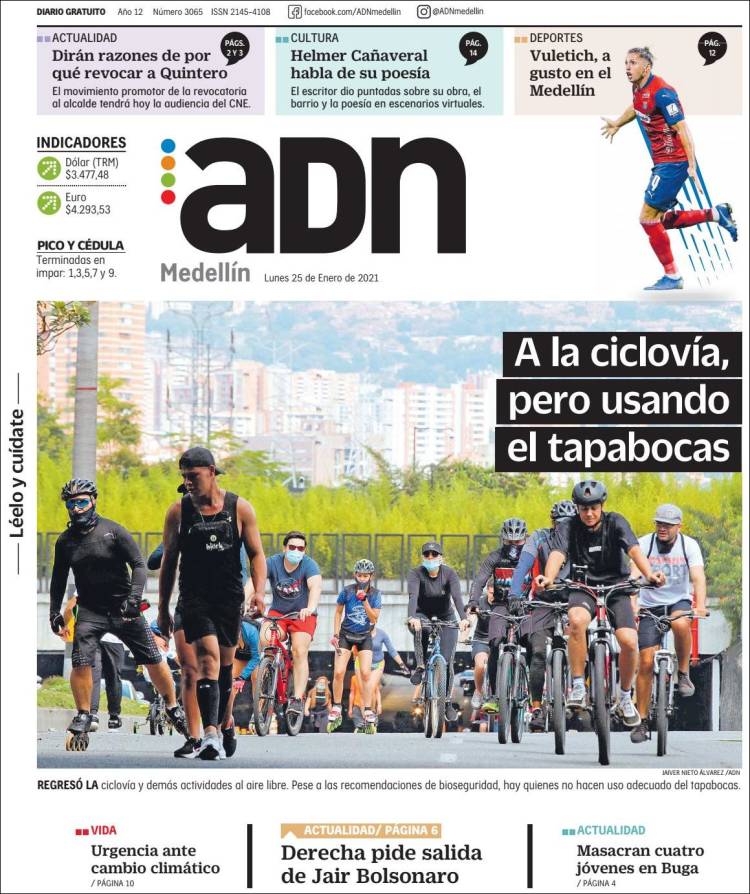 Portada de ADN - Medellín (Colombia)