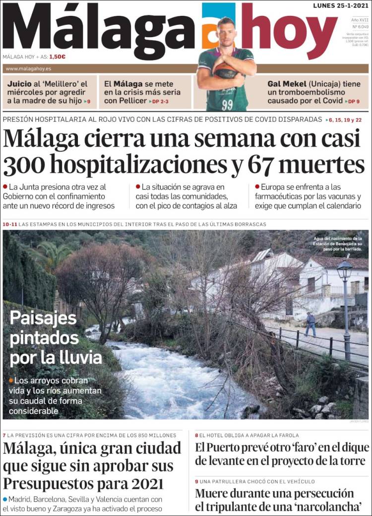 Portada de Málaga Hoy (Espa&ntilde;a)