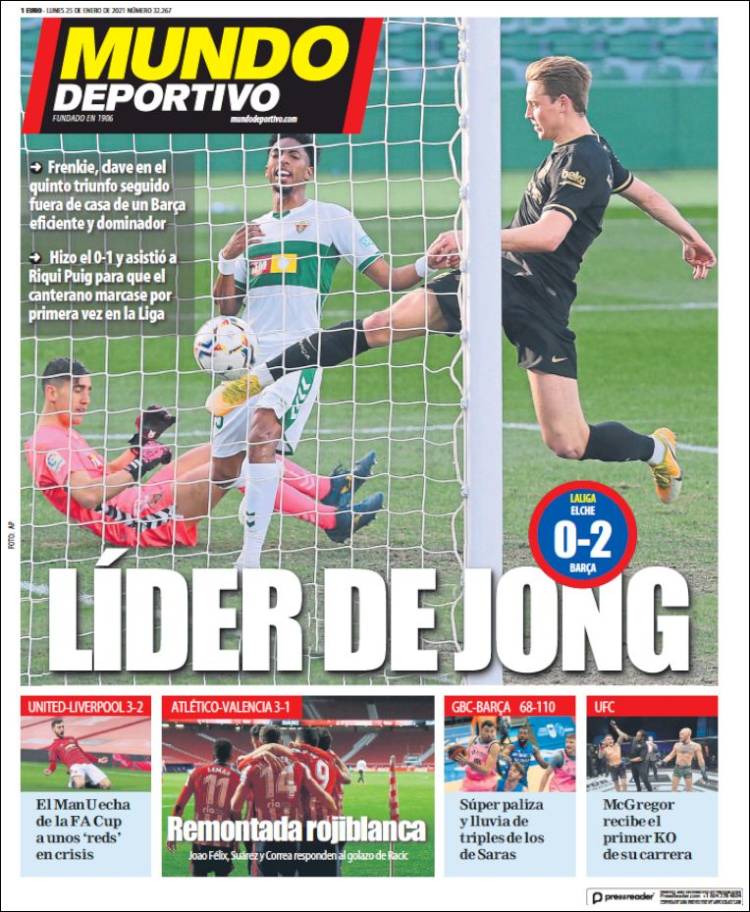 Portada de El Mundo Deportivo (Espa&ntilde;a)