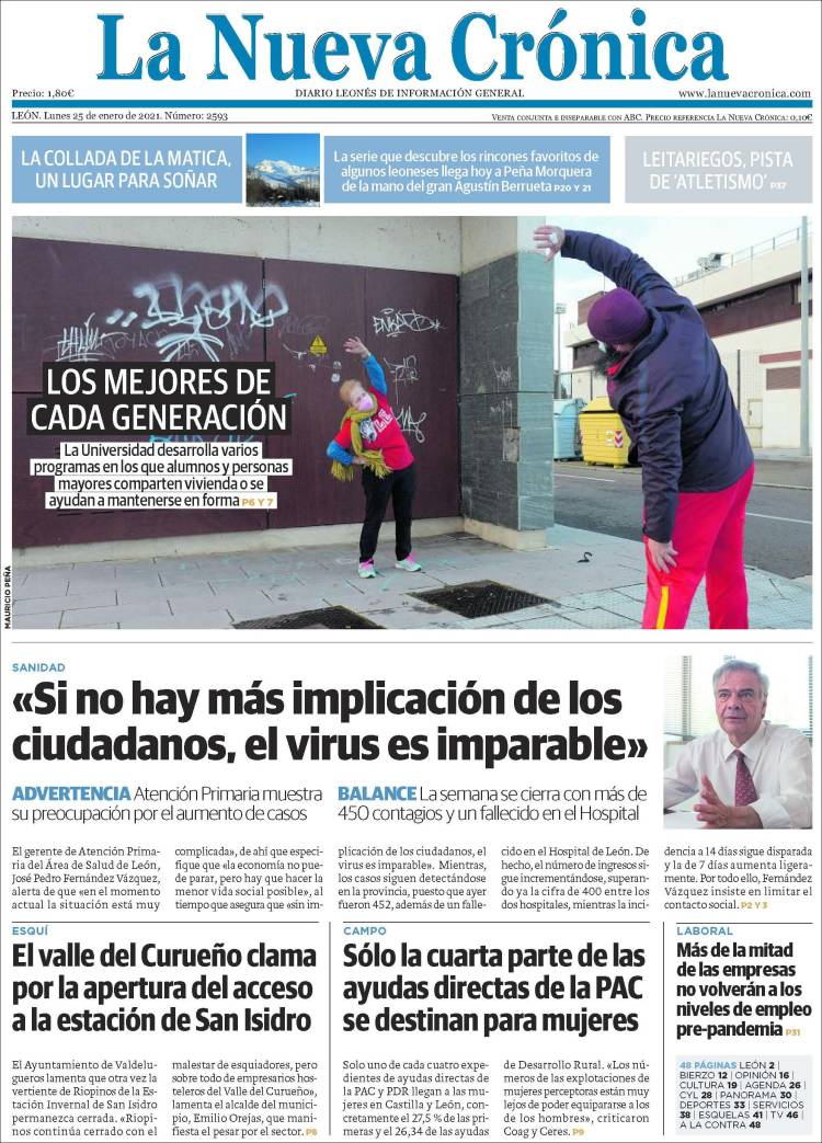 Portada de La Nueva Crónica (Espa&ntilde;a)