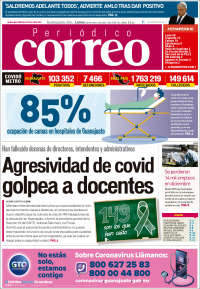 Portada de Correo - El diario del Estado de Guanajuato (Mexique)