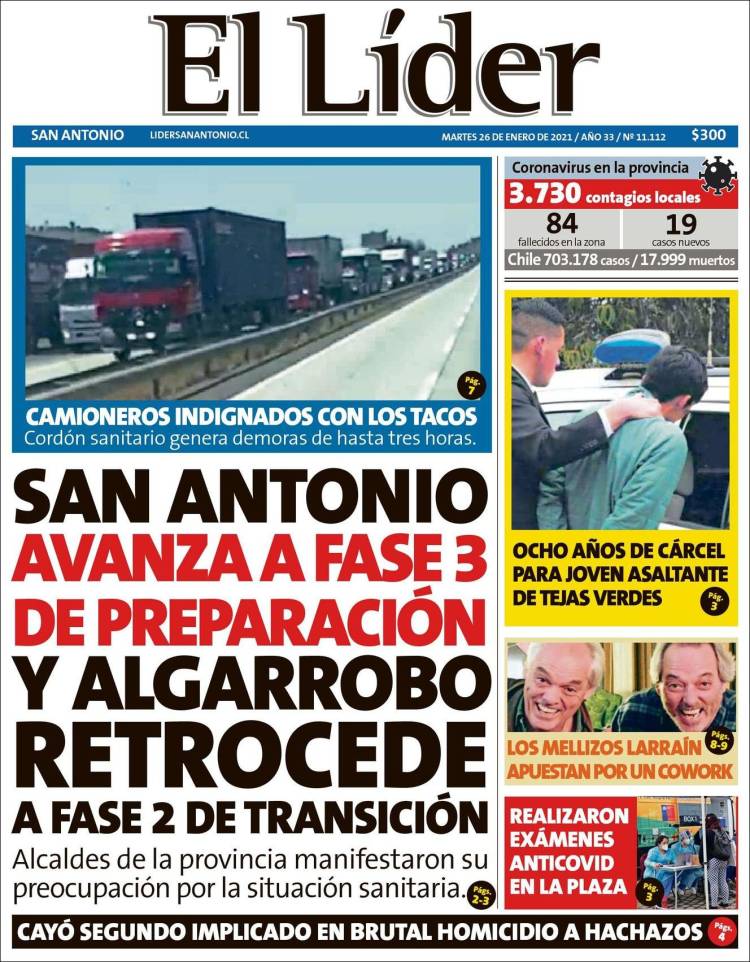 Portada de Lider de San Antonio (Chile)