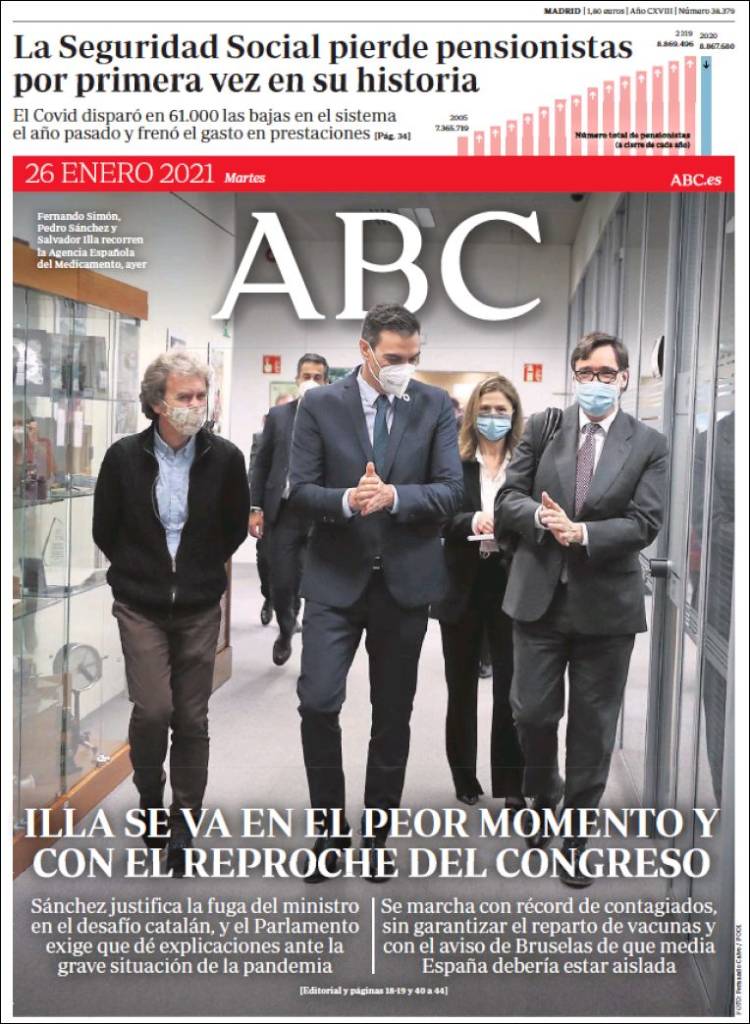 Portada de ABC (España)