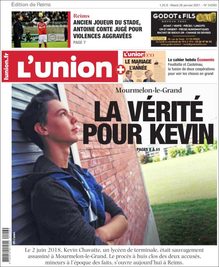 Portada de L'Union (Francia)