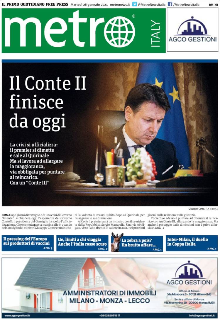 Portada de Metro - Milano (Italia)