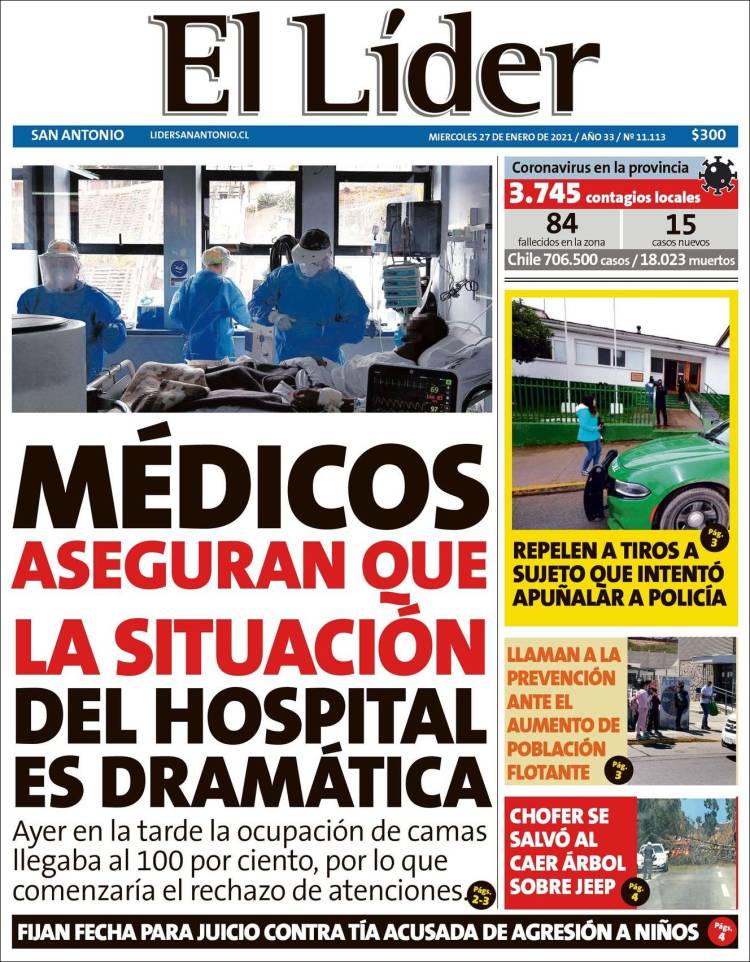 Portada de Lider de San Antonio (Chile)