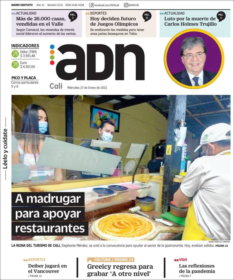 Portada de ADN - Cali (Colombia)