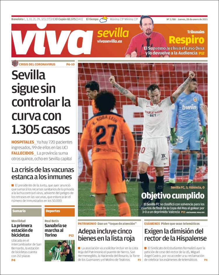 Portada de Viva Sevilla (España)