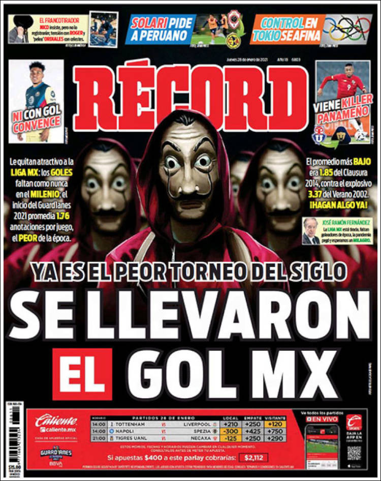 Portada de Record (Mexico)
