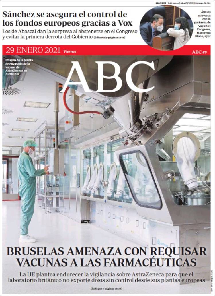 Portada de ABC (Espa&ntilde;a)