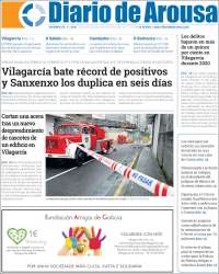 Portada de Diario de Arousa (Espa&ntilde;a)