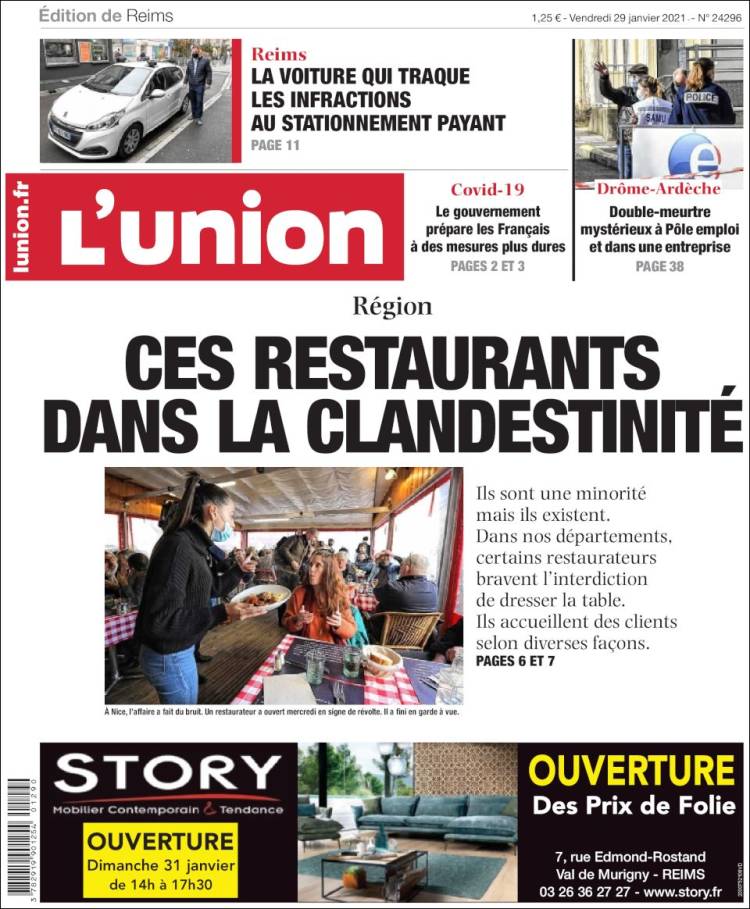 Portada de L'Union (France)