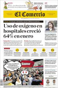 Portada de El Comercio (Peru)