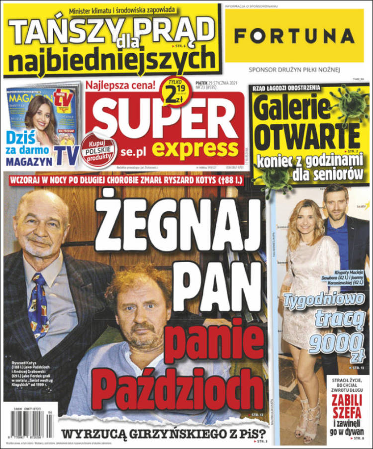 Portada de Super Express (Polonia)