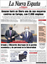 Portada de La Nueva España - Gijón (España)