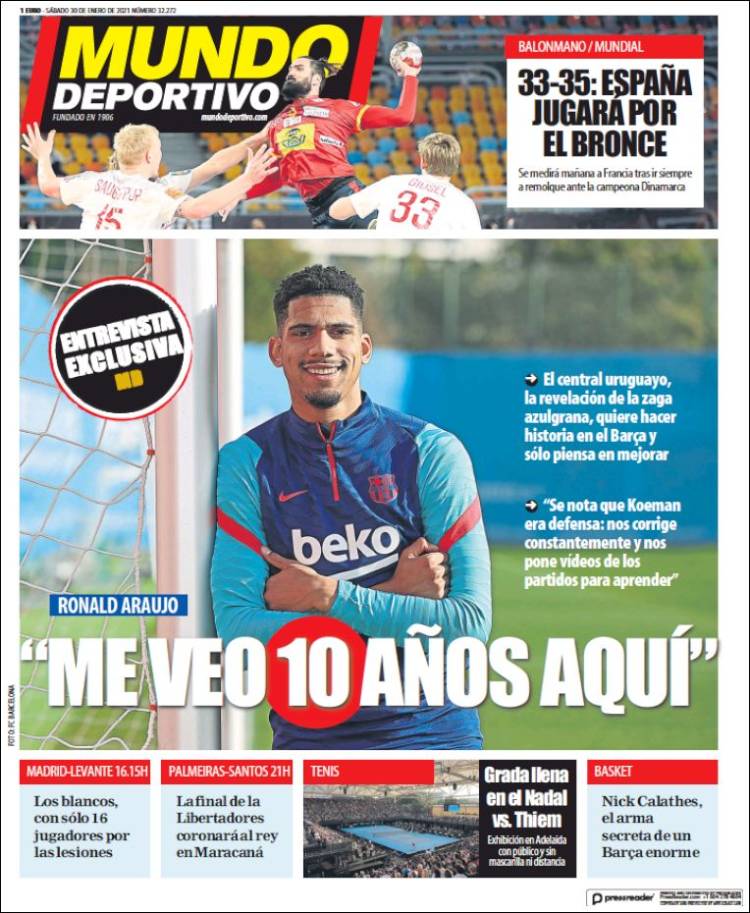 Portada de El Mundo Deportivo (España)