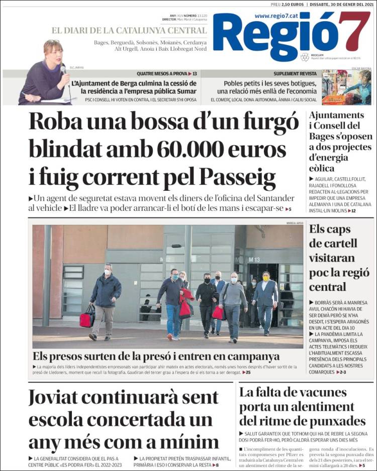 Portada de Regio7 (España)