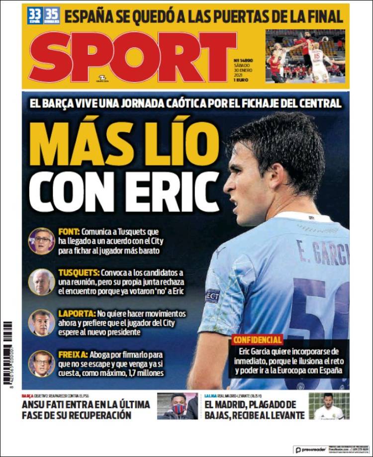 Portada de Sport (España)