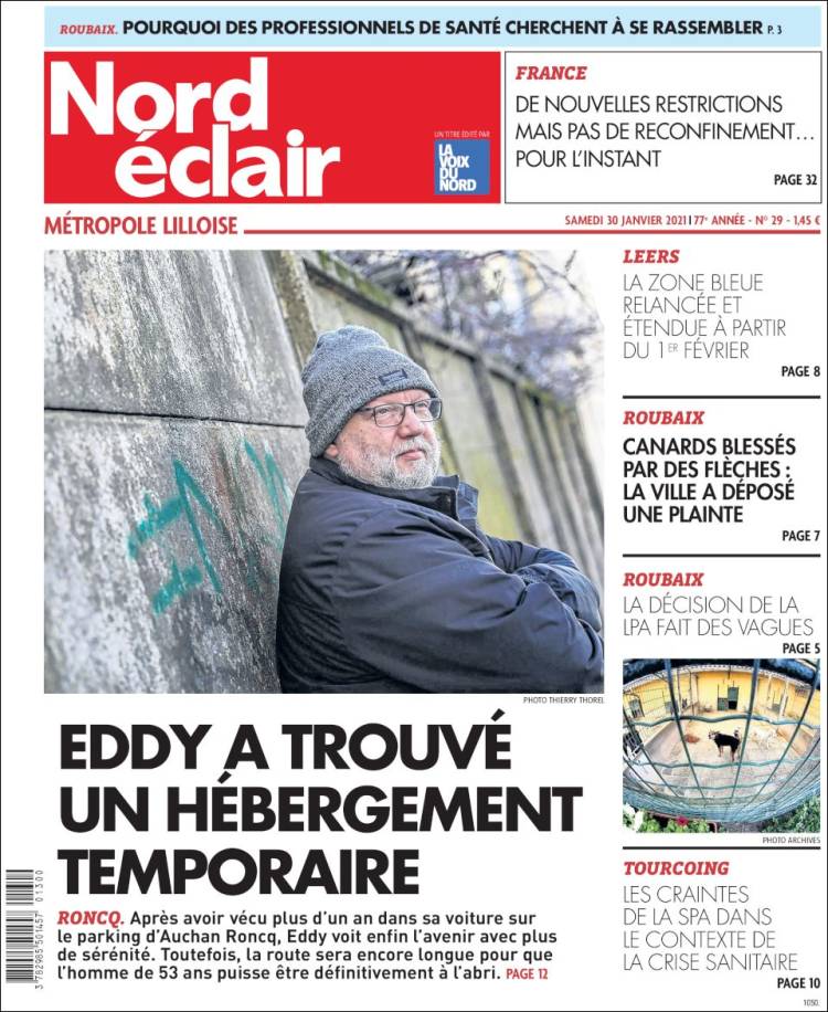 Portada de Nord Éclair (Francia)