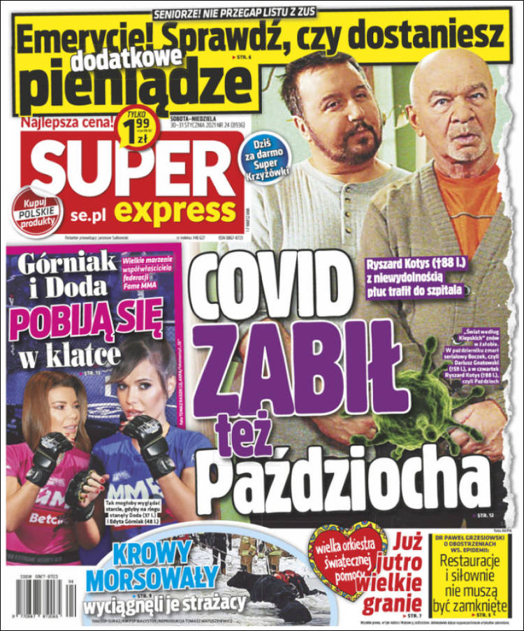 Portada de Super Express (Polonia)