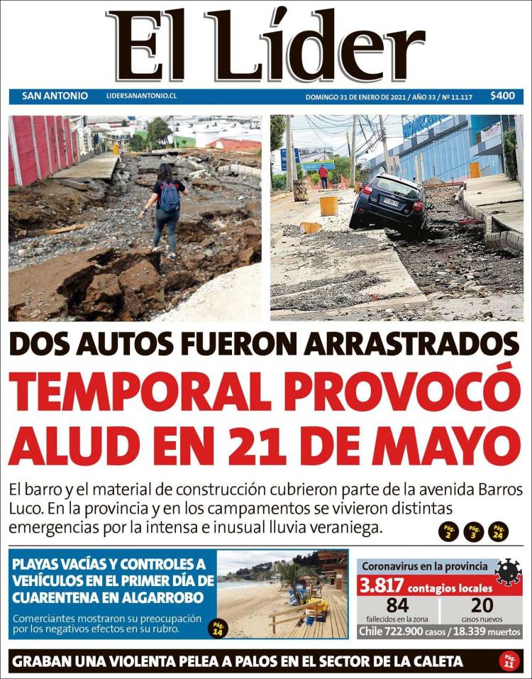 Portada de Lider de San Antonio (Chile)