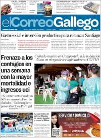 Portada de El Correo Gallego (Espagne)