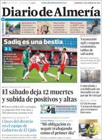 Portada de Diario de Almería (España)