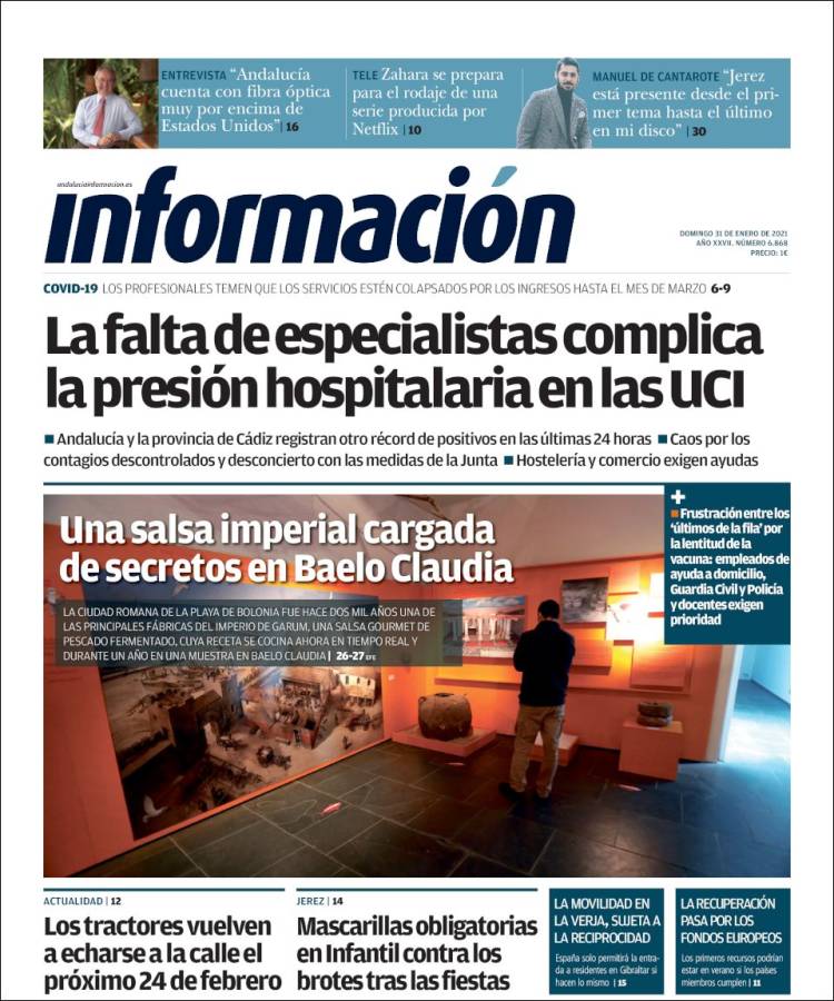 Portada de Información - Jerez (Spain)