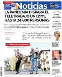 Portada de Noticias de Navarra (España)