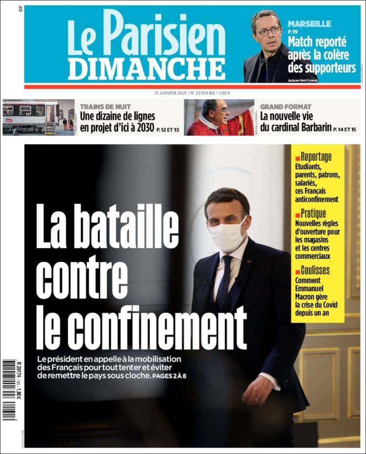 Portada de Le Parisien (Francia)