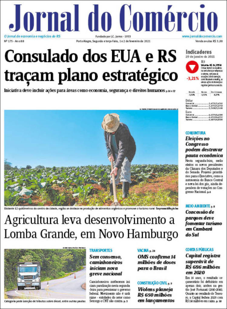 Portada de Jornal do Comércio (Brasil)