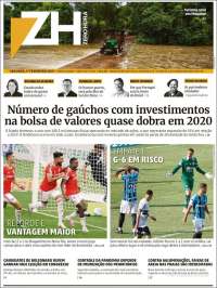 Portada de Zero Hora (Brasil)