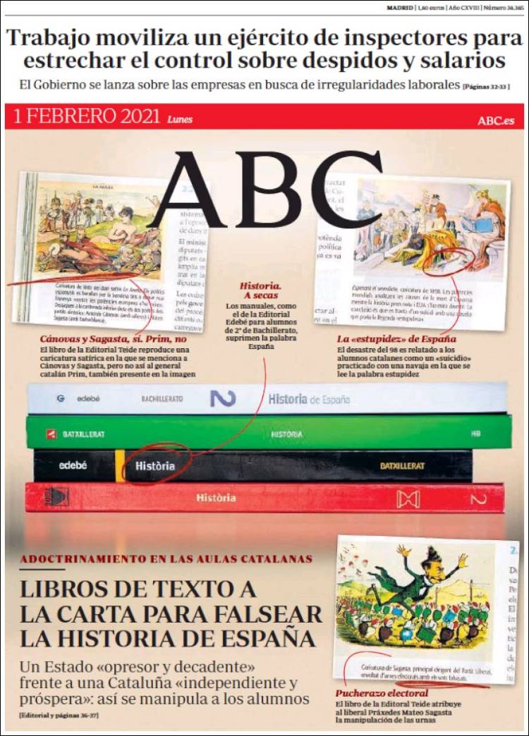 Portada de ABC (Espagne)