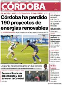 Portada de Diario de Córdoba (España)