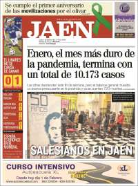 Portada de Diario Jaén (España)