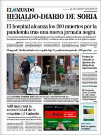 Portada de Diario de Soria (España)