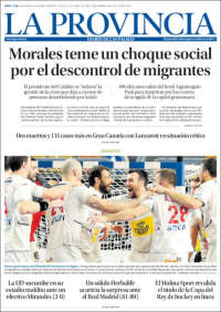 Portada de La Provincia (España)