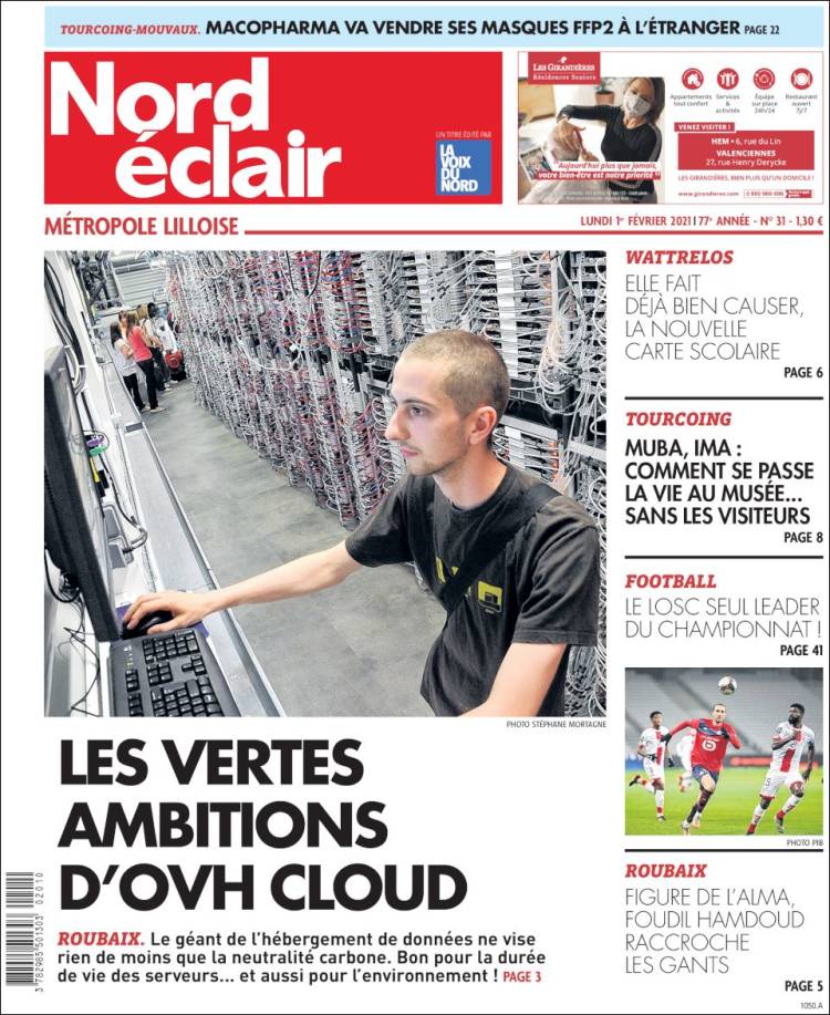 Portada de Nord Éclair (Francia)