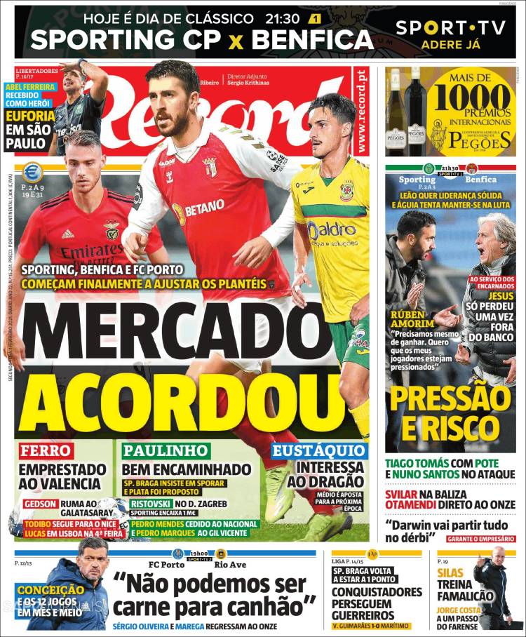 Portada de Record (Portugal)