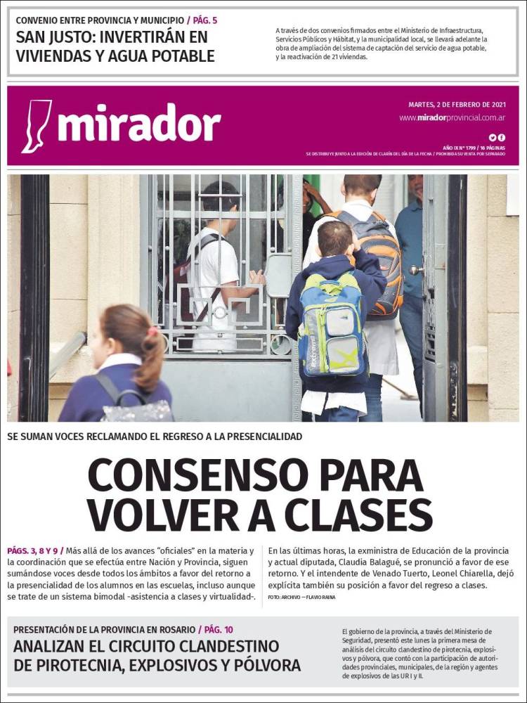 Portada de Mirador Provincial (Argentina)