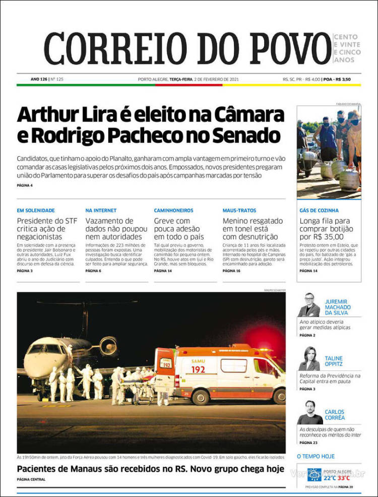 Portada de Correio Do Povo (Brasil)