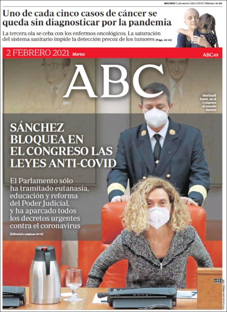 Portada de ABC (España)