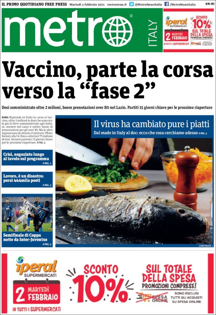 Portada de Metro - Milano (Italia)