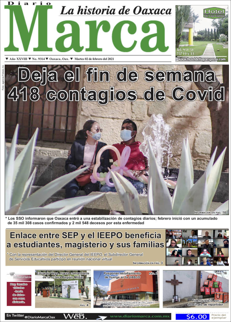 Portada de Diario Marca (M&eacute;xico)