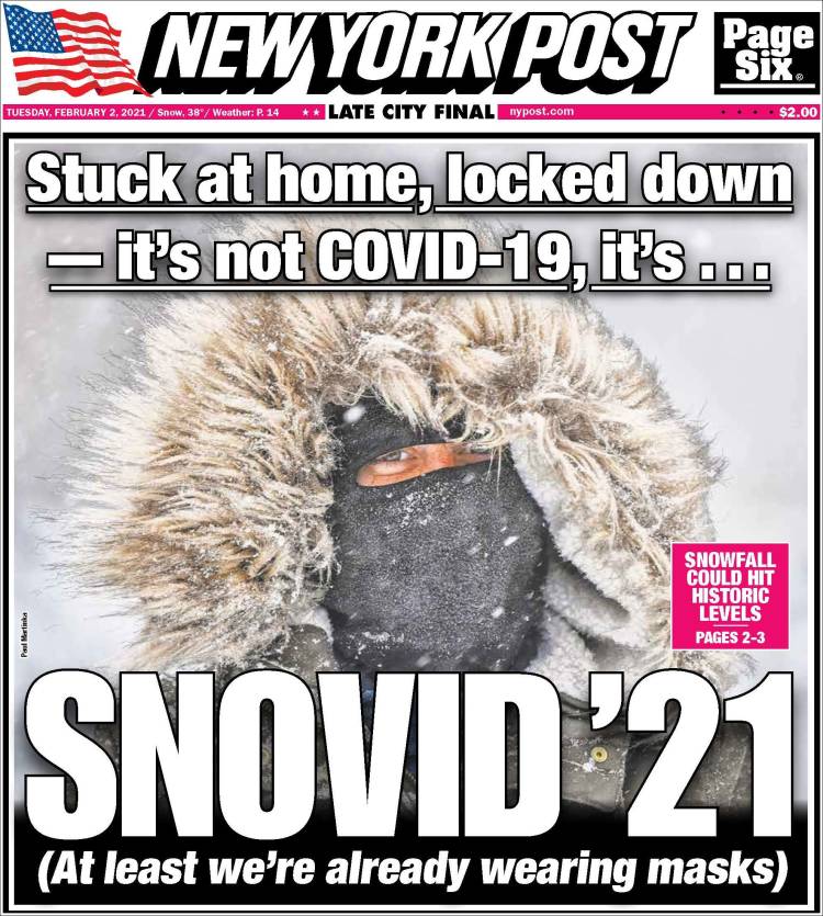 Portada de New York Post (USA)