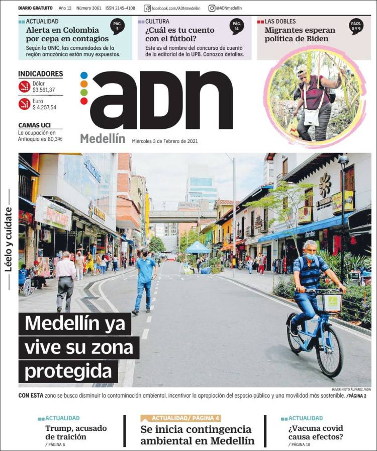 Portada de ADN - Medellín (Colombia)