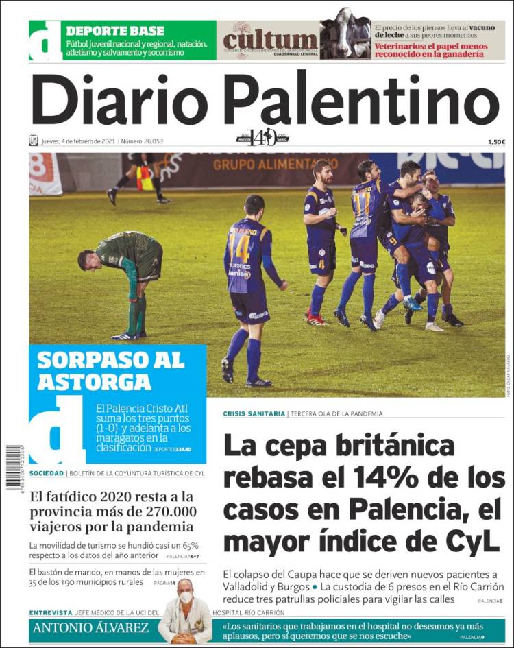 Portada de Diario Palentino (España)