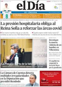 Portada de El Día de Córdoba (España)