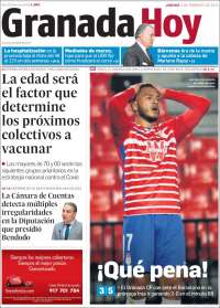 Portada de Granada Hoy (España)