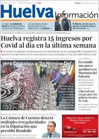 Portada de Huelva Información (España)